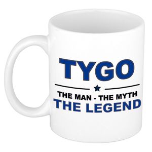 Tygo The man, The myth the legend cadeau koffie mok / thee beker 300 ml