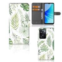PPO A57 | A57s | A77 4G Hoesje Leaves | Portemonnee hoesje