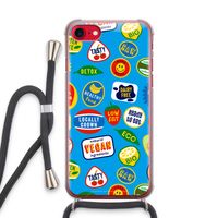 Fruitsticker: iPhone SE 2020 Transparant Hoesje met koord Fruitsticker: iPhone SE 2020 Transparant Hoesje met koord