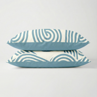 2-PACK: Kussenslopen - Curvy Lines - Dekbed-Discounter.nl