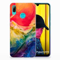 Smartphone hoesje Huawei P Smart 2019 Watercolor Dark Smartphone hoesje Huawei P Smart 2019 Watercolor Dark