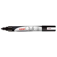 Krijtstift uni-ball rond 1.8-2.5mm zwart | 6 stuks