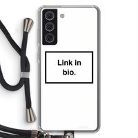 Link in bio: Samsung Galaxy S21 FE Transparant Hoesje met koord
