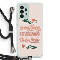 Optimistic flower girl: Samsung Galaxy A52s 5G Transparant Hoesje met koord