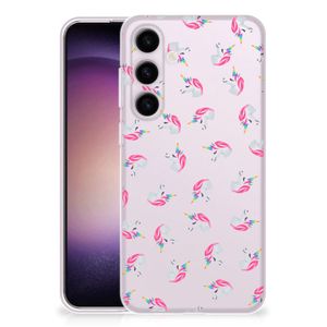 TPU bumper voor Samsung Galaxy S24 Unicorns