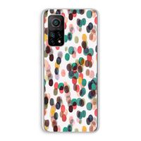 Tropical Dots: Xiaomi Mi 10T 5G Transparant Hoesje Tropical Dots: Xiaomi Mi 10T 5G Transparant Hoesje