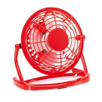 USB bureau ventilator - 1x - klein - kunststof - snoer 100 cm
