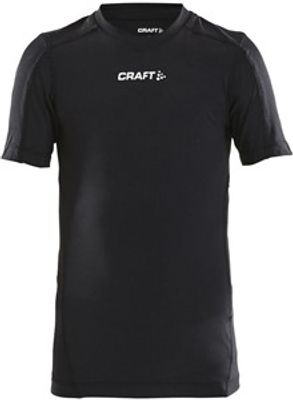 Craft 1906859 Pro Control Compression Tee JR - Black - 146/152