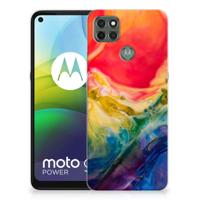 Smartphone hoesje Motorola Moto G9 Power Watercolor Dark