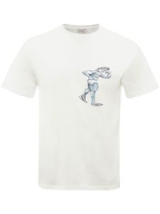 JW Anderson t-shirt à imprimé graphique - Blanc