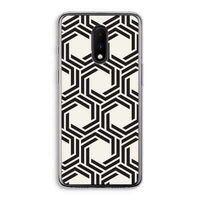 Geometrisch patroon: OnePlus 7 Transparant Hoesje