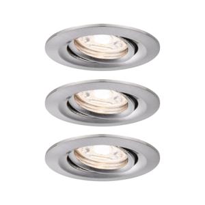 Paulmann 94295 EBL Nova mini Coin LED-inbouwlamp Set van 3 stuks LED 4 W IJzer