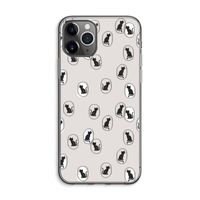 Miauw: iPhone 11 Pro Max Transparant Hoesje