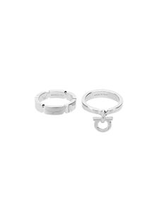 Ferragamo bague Gancio - Métallisé