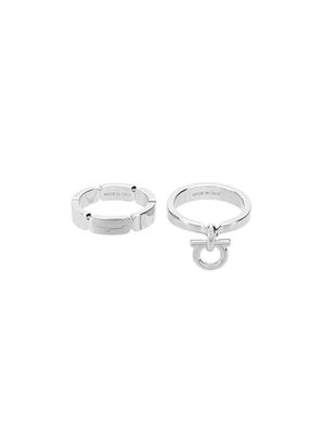 Ferragamo bague Gancio - Métallisé