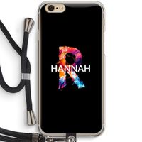 Abstract Spectrum: iPhone 6 / 6S Transparant Hoesje met koord