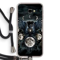 Sinister Wings: Samsung Galaxy J4 Plus Transparant Hoesje met koord