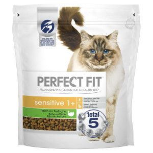 Perfect Fit Sensitive Adult 1+ met kalkoen kattenvoer 2 x 1,4 kg