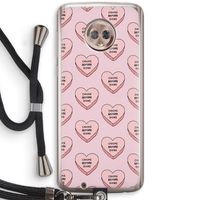 Chicks before dicks: Motorola Moto G6 Transparant Hoesje met koord