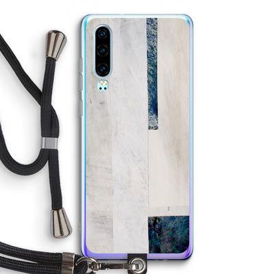 Meet you there: Huawei P30 Transparant Hoesje met koord