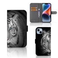 iPhone 15 Plus | Telefoonhoesje | Met pasjeshouder | Tijger