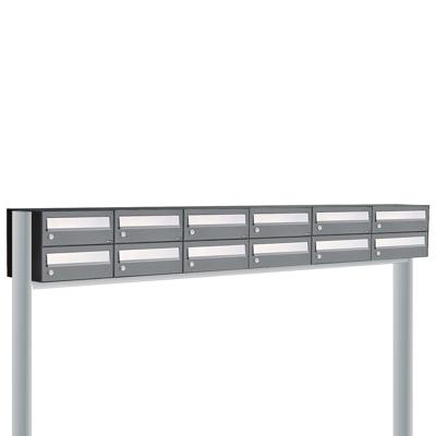 Allux Hive Set 6-Breed, 2-Hoog Op Statief Antraciet - 40030065_6x2s