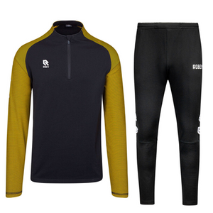 Robey - Performance Half-Zip Trainingspak - Zwart/ Geel