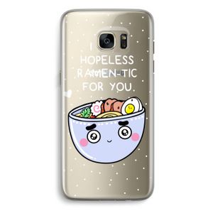 I'm A Hopeless Ramen-Tic For You: Samsung Galaxy S7 Edge Transparant Hoesje