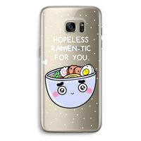 I'm A Hopeless Ramen-Tic For You: Samsung Galaxy S7 Edge Transparant Hoesje