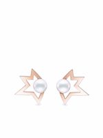 TASAKI boucles d'oreilles Collection Line Comet Plus en or rose et jaune 18ct à perles