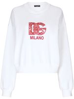 Dolce & Gabbana sweat à logo imprimé - Blanc