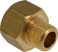 Bonfix Conische draadfittingen Neusstuk 1/2 x 3/8 - lange interne gasdraad x conische buitendraad