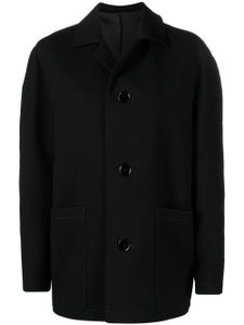 LEMAIRE veste boutonnée à épaules structurées - Noir