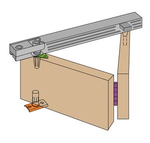 B10/2-Verpakte Bi-fold set, 1067mm