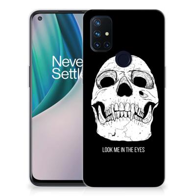 Silicone Back Case OnePlus Nord N10 5G Skull Eyes Silicone Back Case OnePlus Nord N10 5G Skull Eyes