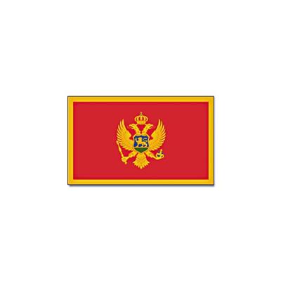 Vlag Montenegro - 90 x 150 cm - feestartikelen - Montenegro landen thema - supporter/fan