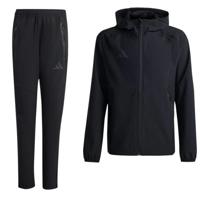 adidas Tiro Travel Windbreaker Trainingspak Kids Zwart