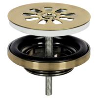 Differnz afvoerplug | mat goud | 64mm