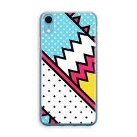 Pop Art #2: iPhone XR Transparant Hoesje