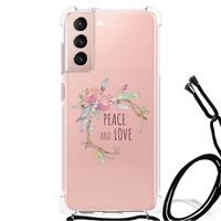 Samsung Galaxy S21 FE Stevig Bumper Hoesje Boho Text