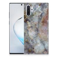 Samsung Galaxy Note 10 Plus | TPU | Siliconen hoesje | Marmer Grijs