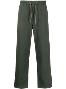 A.P.C. pantalon de jogging à lien de resserrage - Vert