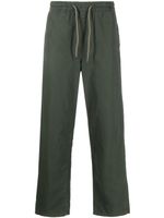 A.P.C. pantalon de jogging à lien de resserrage - Vert