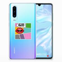 Huawei P30 | Sillicone Back Cover | Popart Princess
