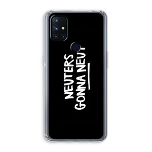 Neuters (zwart): OnePlus Nord N10 5G Transparant Hoesje