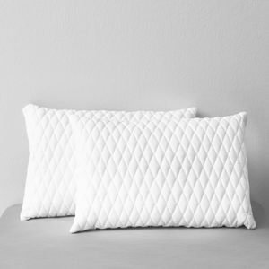 VidaXL Kussens 2 st 60x40x14 cm traagschuim
