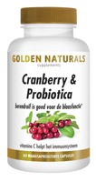Golden Naturals Cranberry & Probiotica Capsules - thumbnail