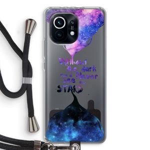 Stars quote: Xiaomi Mi 11 Transparant Hoesje met koord