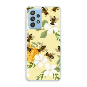 No flowers without bees: Samsung Galaxy A73 Transparant Hoesje