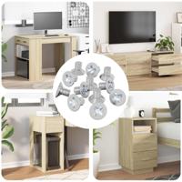 VidaXL Verzonken schroeven 32727 pcs zilver ijzer